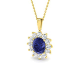 Amber Gemstone Pendant 4.5ct Gold  Diana(Without Chain )