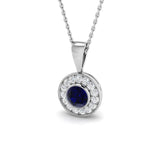 Elemi Blue Sapphire Pendant 0.75ct Gold (Without Chain )