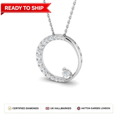 Lab grown diamond tennis bracelet