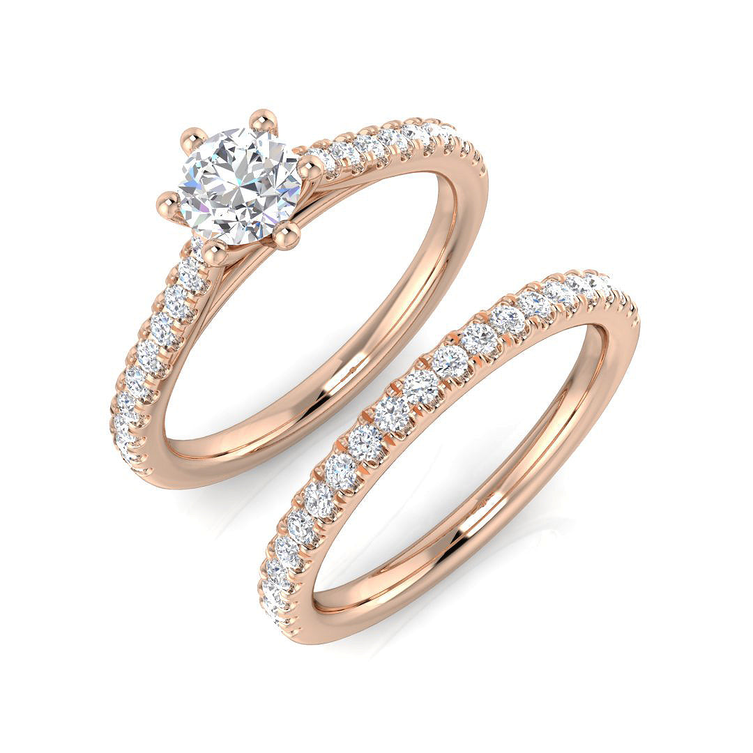 Diamond Okborne Engagement Ring | 1ct | Hallmarked Gold & Platinum