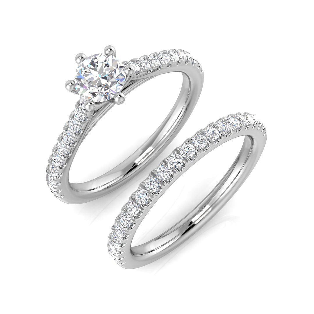 Diamond Okborne Engagement Ring | 1ct | Hallmarked Gold & Platinum