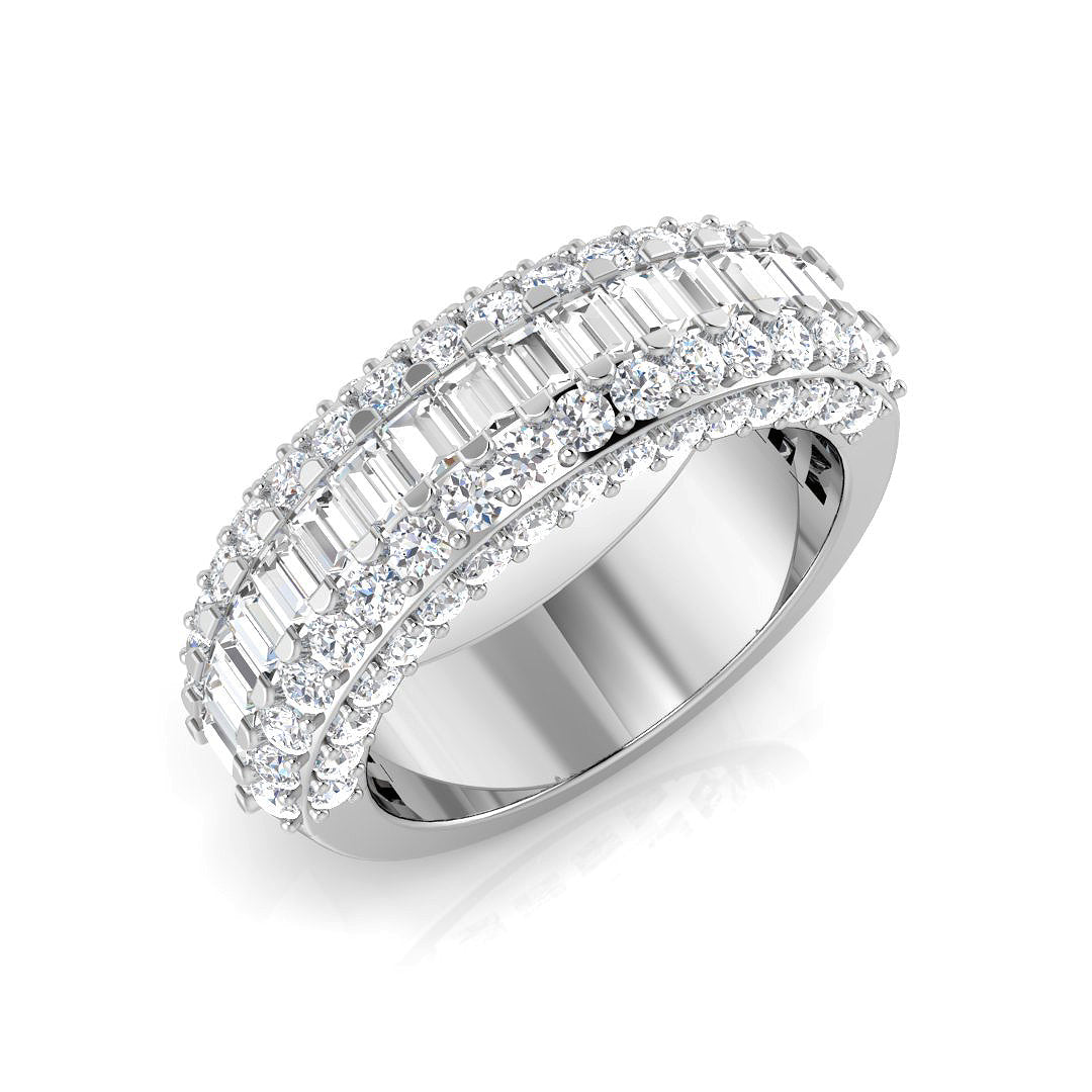 Diamond Baguette & Brilliant Ring | 2.5ct - 3.5ct