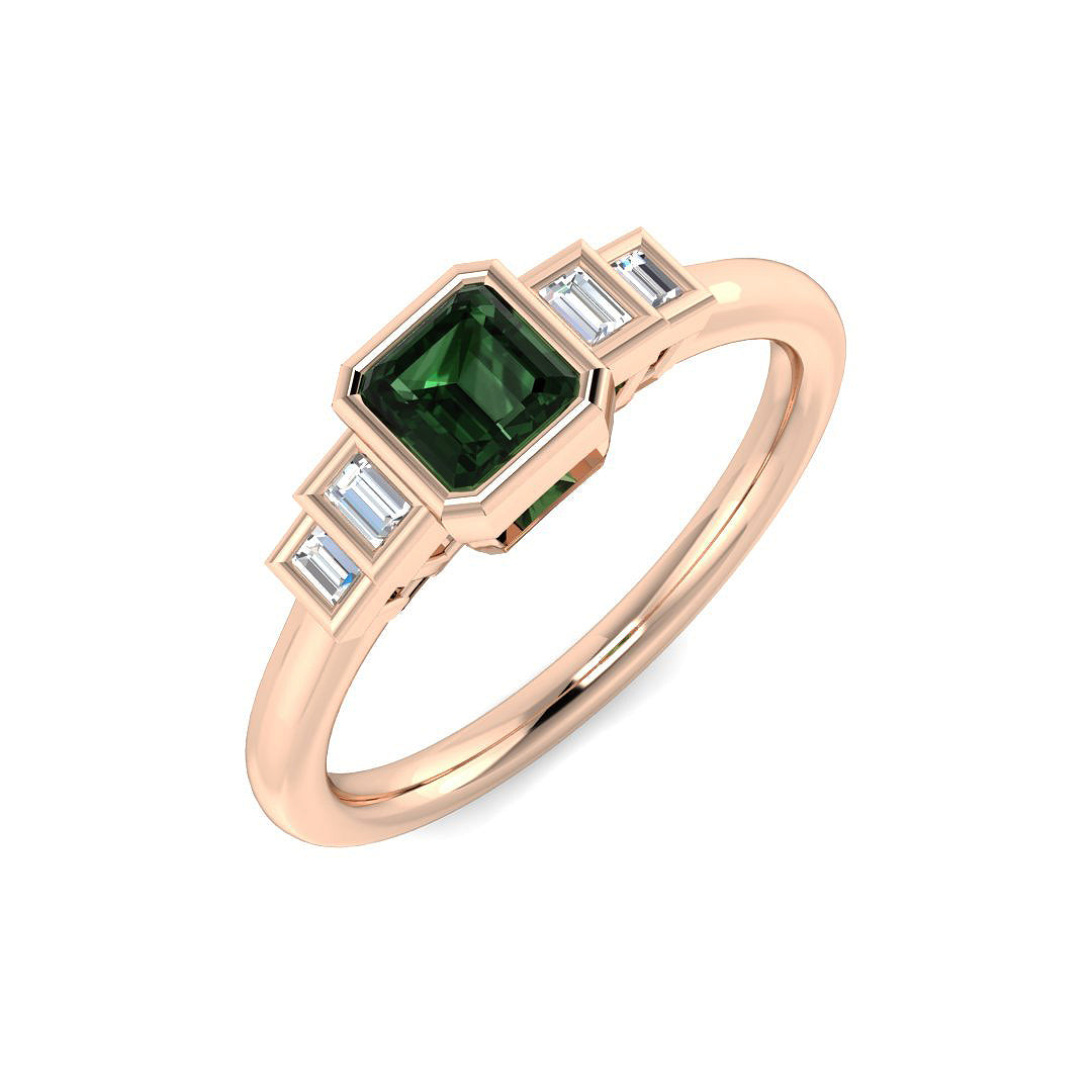 Diamond Aberdeeb Multi Sapphire Ring | 0.5ct - 1.25ct
