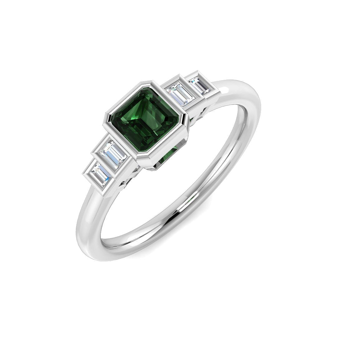 Diamond Aberdeeb Multi Sapphire Ring | 0.5ct - 1.25ct