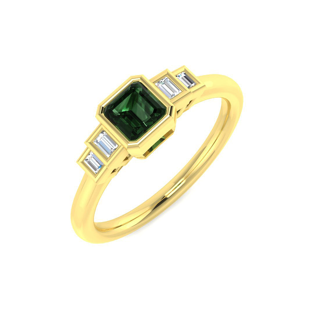 Diamond Aberdeeb Multi Sapphire Ring | 0.5ct - 1.25ct