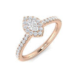Diamond Brougham Engagement Ring | 0.5ct - 1.5ct