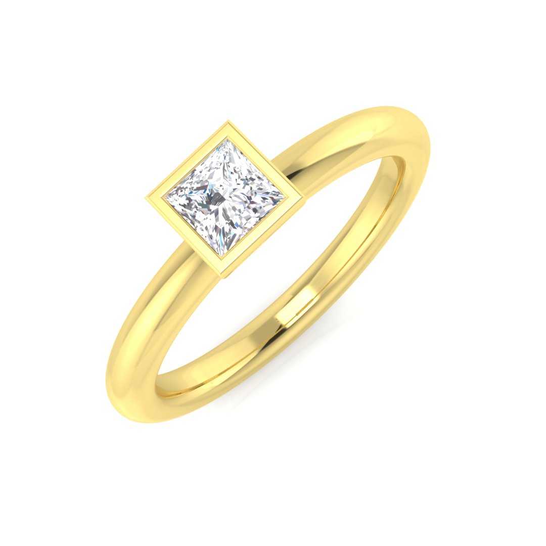 Diamond Chikwick Engagement Ring | 0.33ct | Hallmarked Gold & Platinum