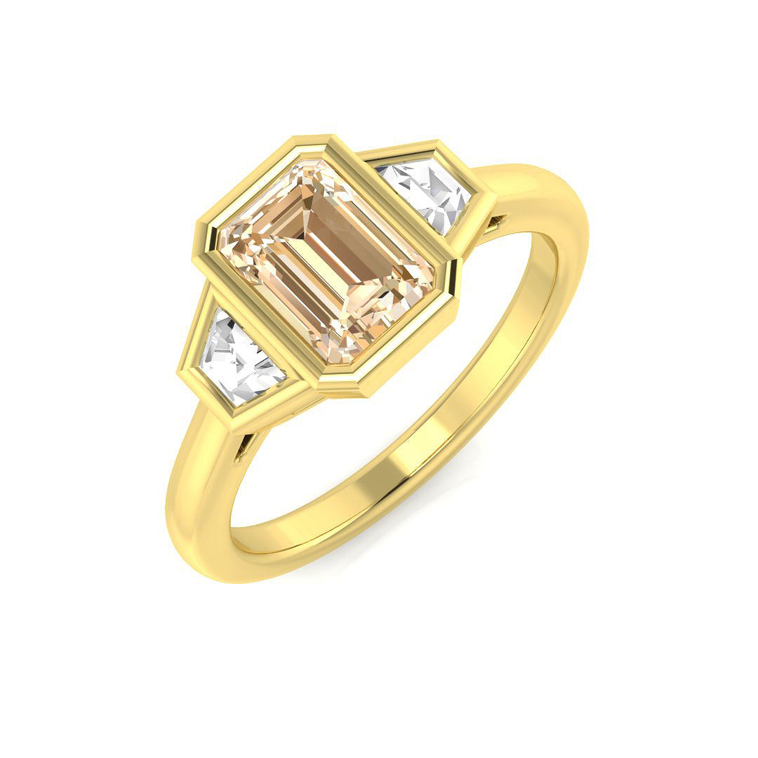 0.96Ct Diamond Ring in 9k Yellow Gold