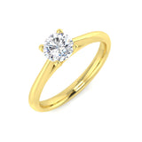 Round Cut Diamond Ring