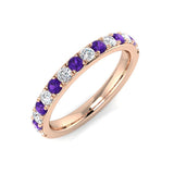 Diamond Cobham Amethyst Ring | 0.5ct - 0.75ct