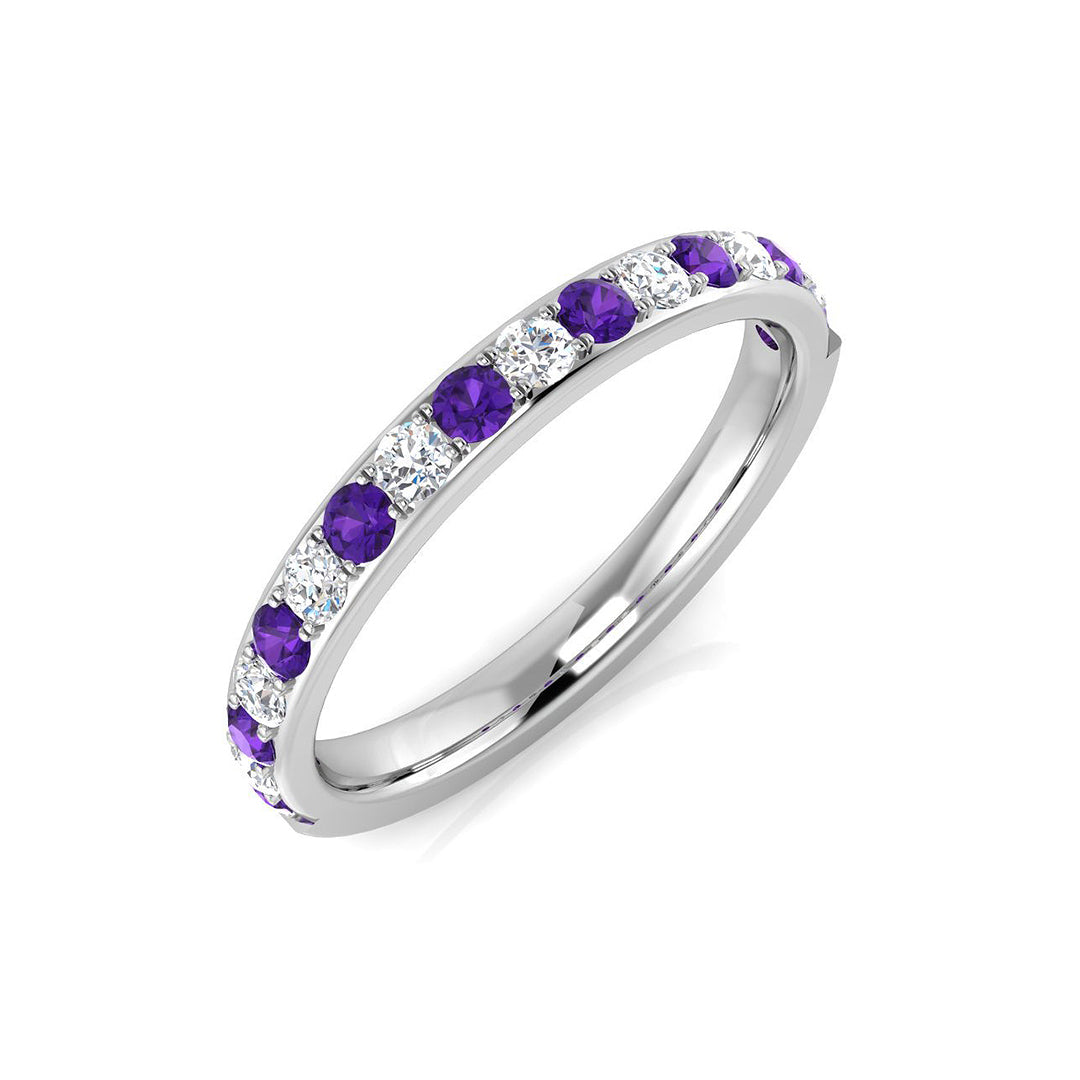 0.42Ct Diamond Ring in 9k White Gold