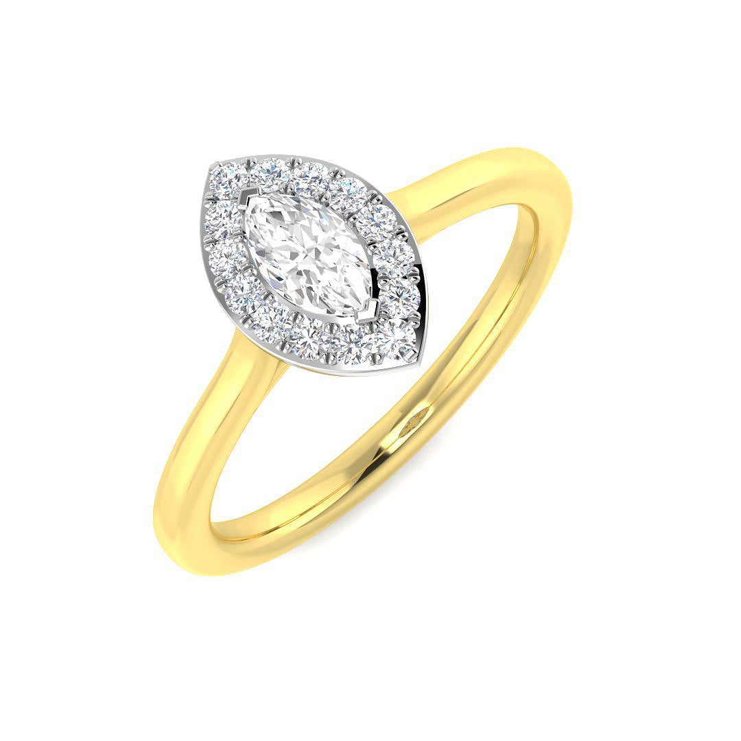 Diamond Harlech Engagement Ring | 0.2ct - 0.5ct
