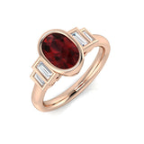 Five Stone Ruby Ring
