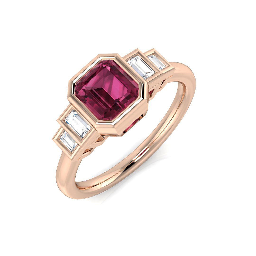 Diamond Aberdeeb Multi Sapphire Ring | 0.5ct - 1.25ct