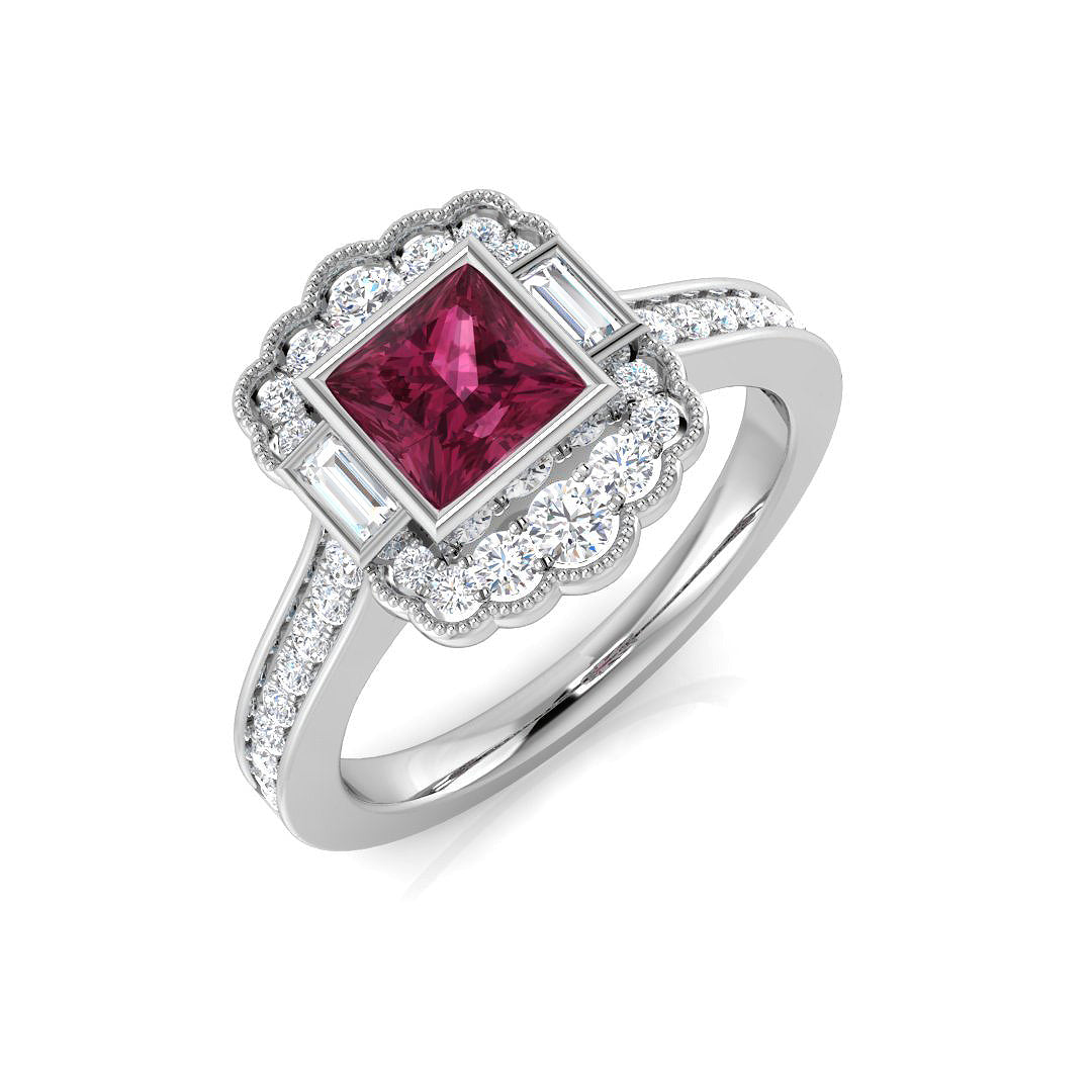 Pink Tourmaline Ring