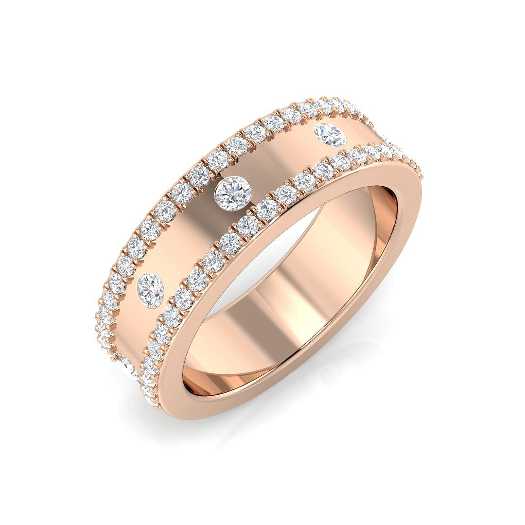 Lab-Grown Diamond Half Eternity Ring | 0.5ct | UK Made
