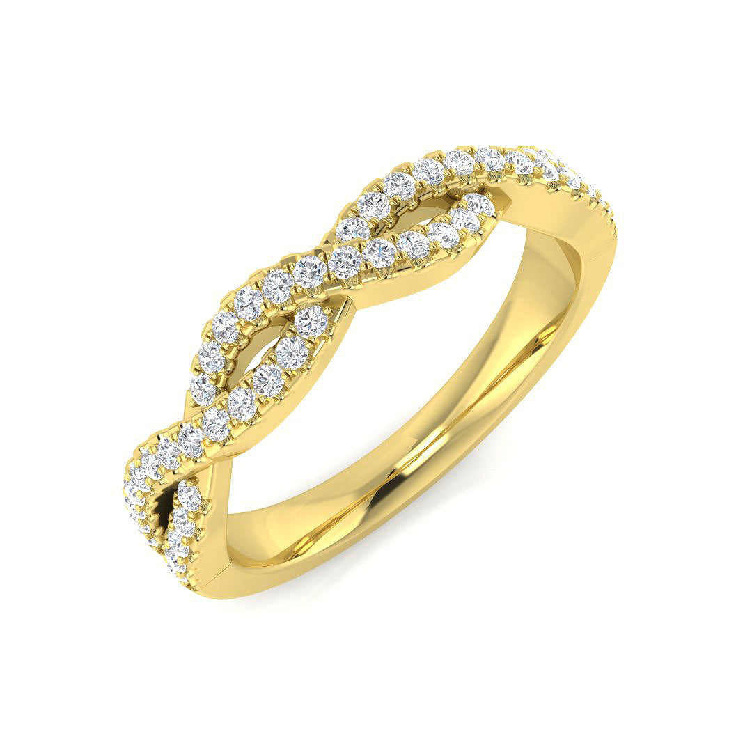 Lab-Grown Diamond Fancy Ring | 0.25ct | Hallmarked Gold & Platinum