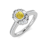 Diamond Durham Engagement Ring | 0.75ct | Hallmarked Gold & Platinum