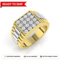 Lab grown diamond earring