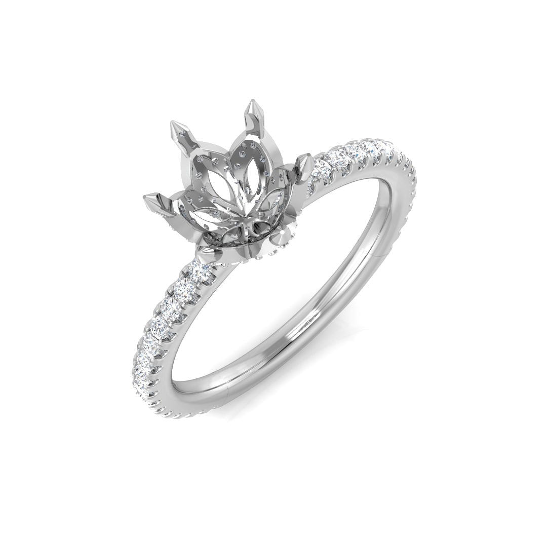 Diamond bumfriek Ring | 0.33ct - 0.5ct | Hallmarked Gold & Platinum