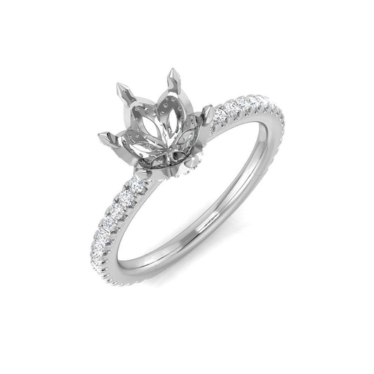 Diamond bumfriek Ring | 0.33ct - 0.5ct | Hallmarked Gold & Platinum