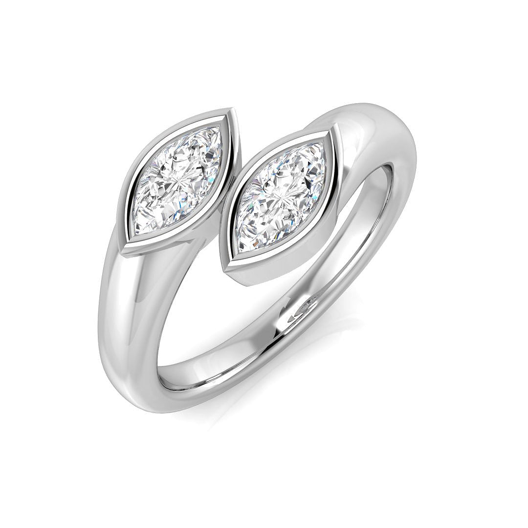 Diamond Tring Ring | 0.5ct | Hallmarked Gold & Platinum