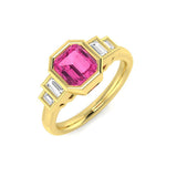 Diamond Pontypool Pink Sapphire Ring | 1.75ct