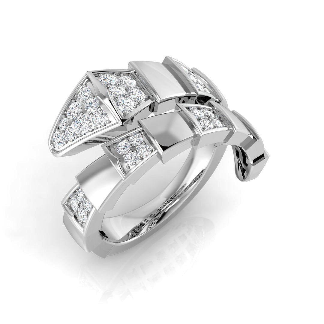 Diamond Cheskea Fancy Ring | 0.5ct | Hallmarked Gold & Platinum