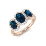 Diamond Blackwood Amethyst Ring | 2ct - 2.25ct