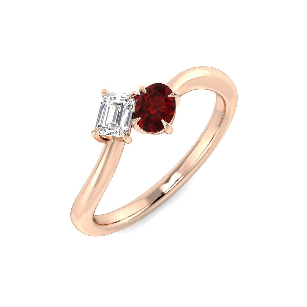 Ruby Engagement Ring