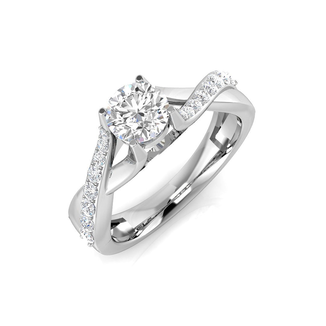 Diamond Jedburgh Ring | 0.2ct - 0.5ct | Hallmarked Gold & Platinum