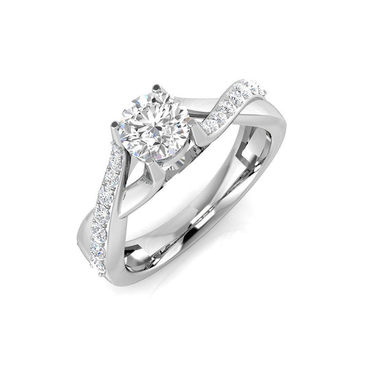 Diamond Jedburgh Ring | 0.2ct - 0.5ct | Hallmarked Gold & Platinum