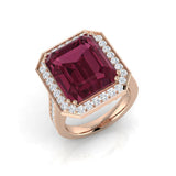 Diamond Hatfield Pink Tourmaline Ring | 11.5ct