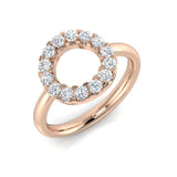 Diamond Circle of Life Ring | Lab & Natural Diamonds | Hallmarked Gold & Platinum