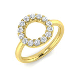 Diamond Circle of Life Ring | Lab & Natural Diamonds | Hallmarked Gold & Platinum