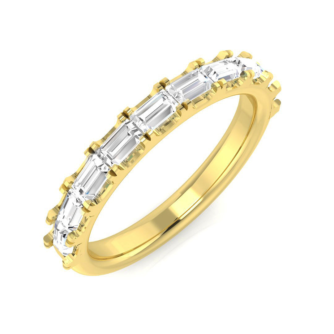 Diamond Bearkdeb Half Eternity Ring | 0.75ct