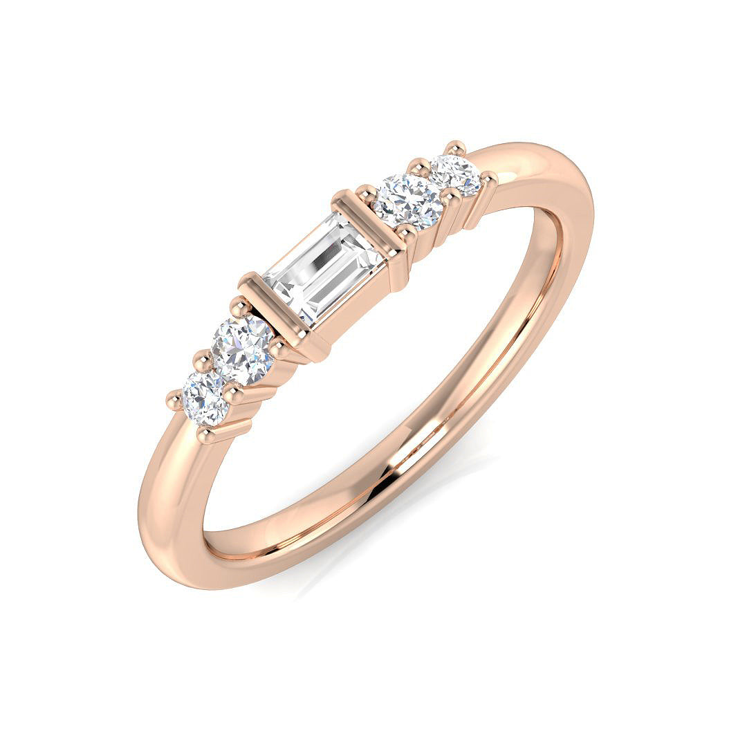 Diamond Motherwell 5 Stone Ring | 0.25ct | Hallmarked Gold & Platinum