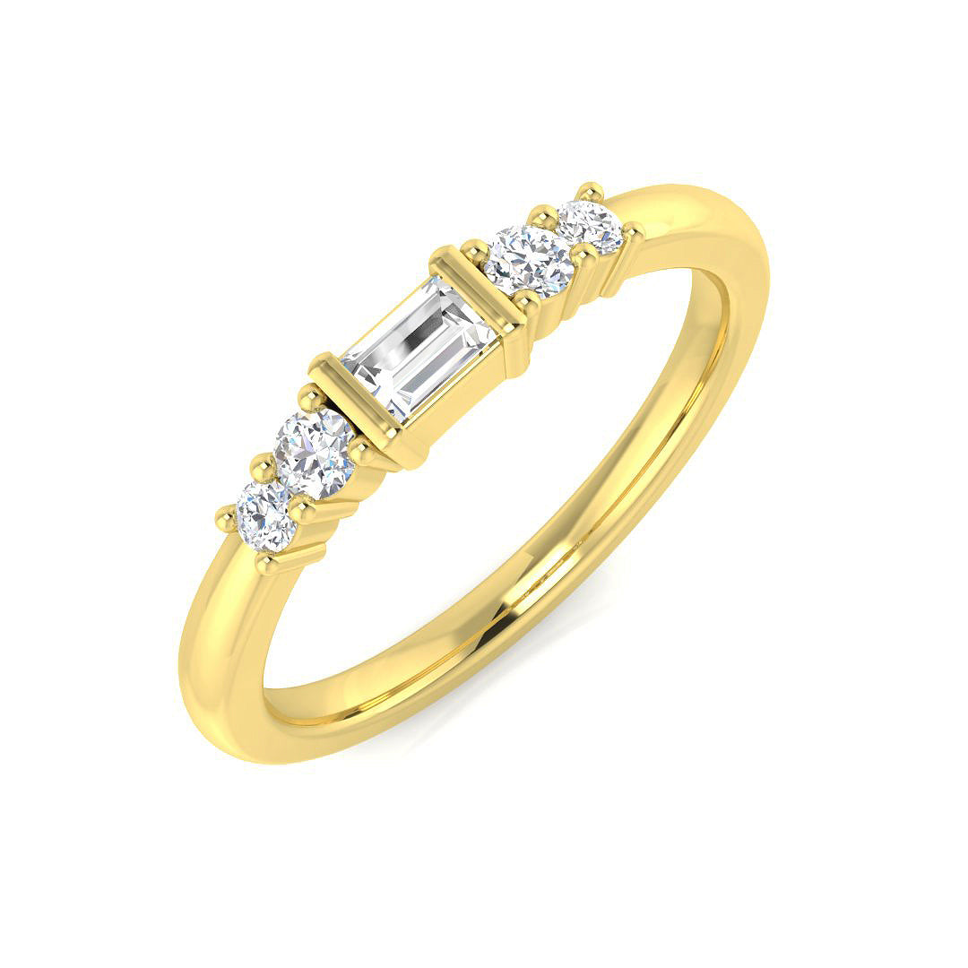 Diamond Motherwell 5 Stone Ring | 0.25ct | Hallmarked Gold & Platinum