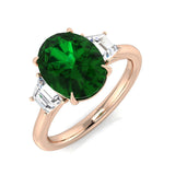 Diamond Bolkover Emerald Ring | 2.5ct - 4.5ct