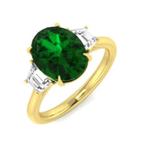 Diamond Bolkover Emerald Ring | 2.5ct - 4.5ct