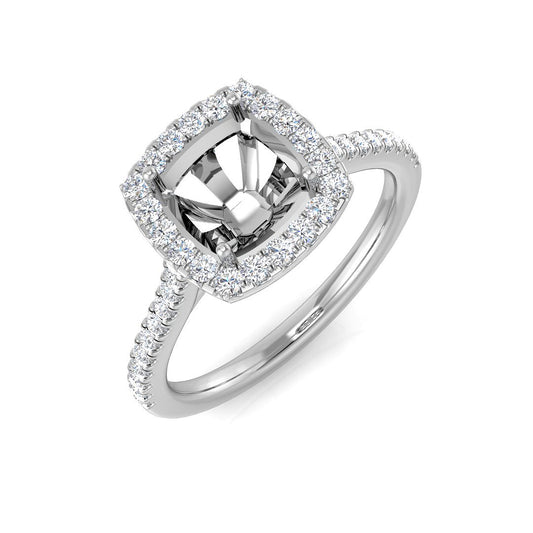 Diamond kabbribgham Ring | 0.2ct - 0.25ct | Hallmarked Gold & Platinum