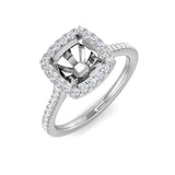 Diamond kabbribgham Ring | 0.2ct - 0.25ct | Hallmarked Gold & Platinum
