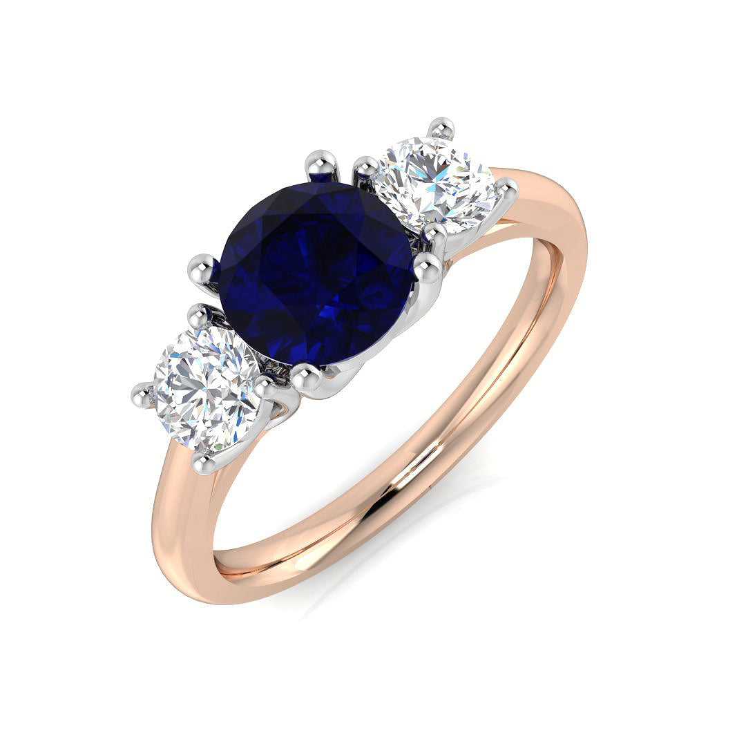 Gold Sapphire Ring