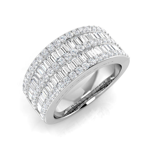 Shop Baguette & Round Cut Diamond Band | 1.00-2.50ct | Lab & Natural Diamonds