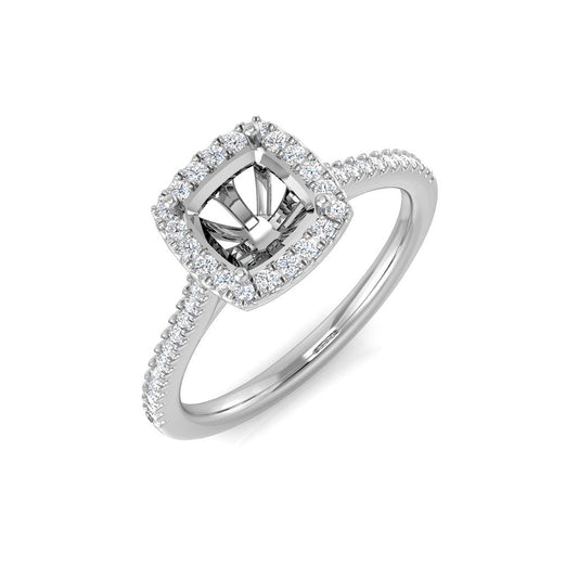 Diamond kabbribgham Ring | 0.2ct - 0.25ct | Hallmarked Gold & Platinum
