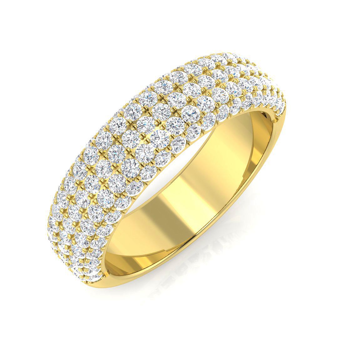 Diamond Pave Ring | 0.5ct - 1ct
