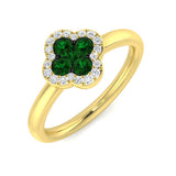 0.38Ct Diamond Ring in 18k Yellow Gold