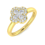0.5Ct Diamond Ring in 18k Yellow Gold