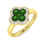 0.87Ct Diamond Ring in 18k Yellow Gold