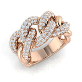 Diamond Pave Ring | 0.75ct - 2ct | Hallmarked Gold & Platinum